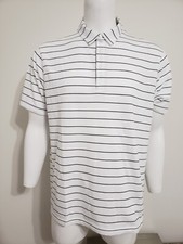 Nike Men's Dri-FIT Player Striped Golf Polo DH0891-100 White Size XL