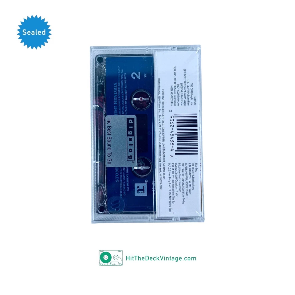 Stone Free Tribute To Jimi Hendrix Cassette Tape (1993) w/ Hype Sticker SEALED - Image 2 of 4