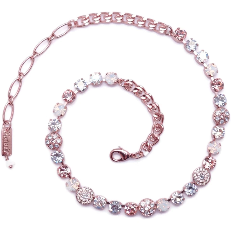 Collar Mariana Dancing in the Moonlight Oro Rosa Champagne Moonlight 1160 Nuevo con Etiquetas Foto 3 de 3