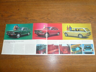 1971 Toyota Corolla 2 Door Sedan Coupe Station Wagon Sales
