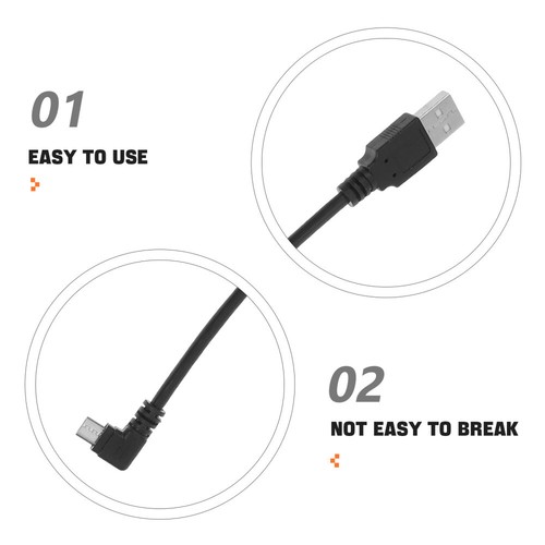 Double Elbow Data Cable C-type Usb Fast Charging Micro Right Angle - 第 3/12 張圖片