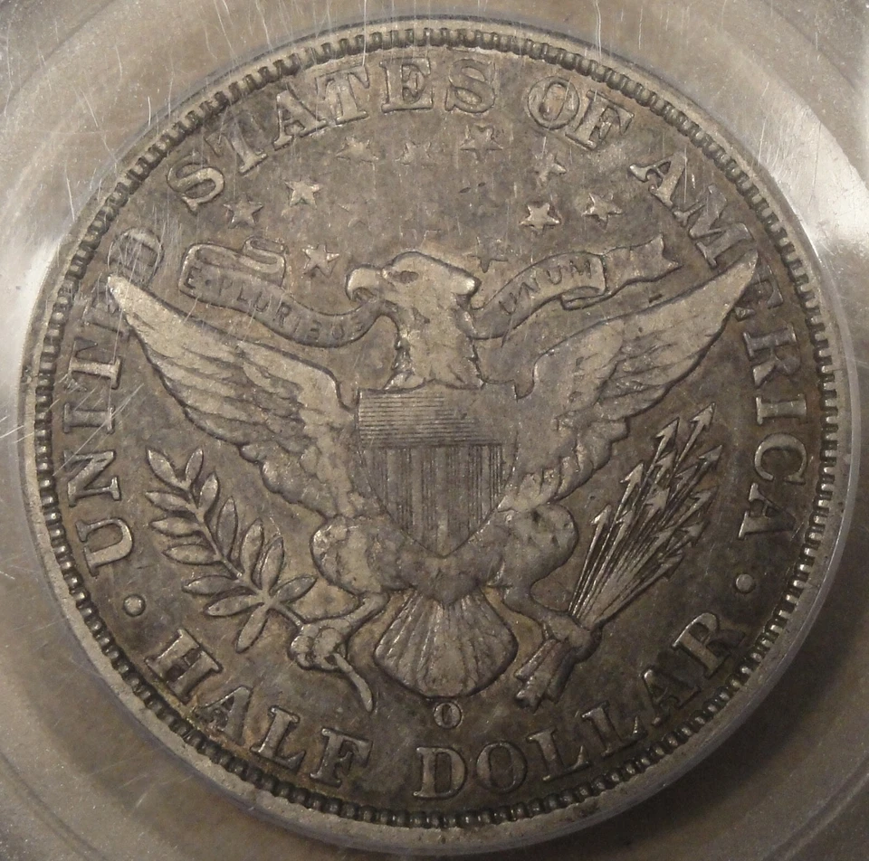 1901-O Barber Half Dollar 50c PCGS Certified VF35 CAC - Image 2 of 4