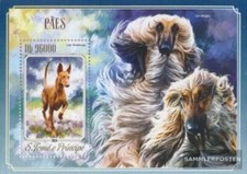 Sao Tome e Principe bloc-feuillet 1021 neuf avec gomme originale 2014 Chiens