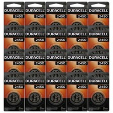 20 Duracell 2450 Dl2450 Lithium Battery 3v