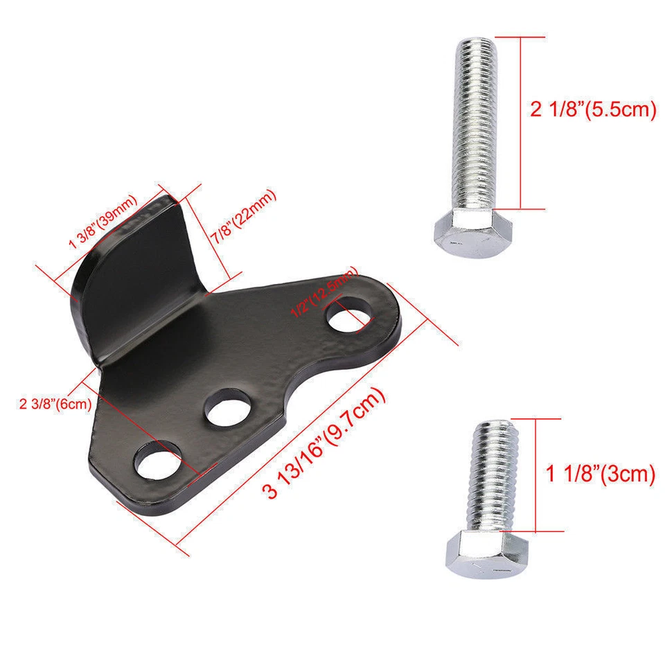 Kit de descenso ajustable de 1"-2" para Harley Touring Road King Electra Glide 93-01 Foto 2 de 4