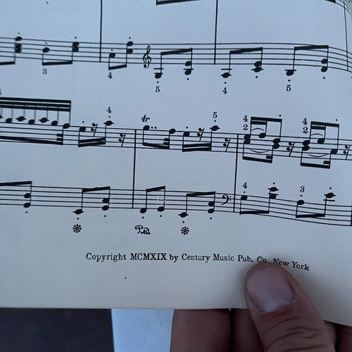 Partituras de piano solo Pasquinade Gavotte Wayside Chapel años 1890-1900 - 5 - Imagen 3 de 10
