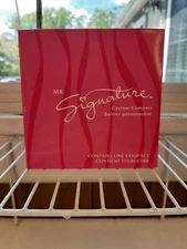 Mary Kay Signature Custom Compact with Mirror Refillable Silver #9004 NEW MK