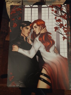 From Blood And Ash  poppy Art Print - Fairyloot, illumicrate, owlcrate
