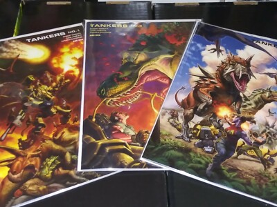 Tankers #1 #2 and #3 Full Set Bad Idea Comics Robert Venditti 2021 NM