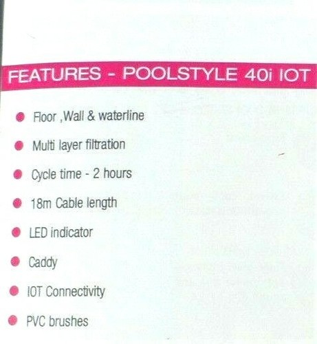 DOLPHIN POOLSTYLE 40i IOT AUTOMATISCHER POOLROBOTER BODEN/WAND/WASSERLEITUNGSREINIGER - Bild 2 von 7