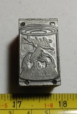 Vintage Letterpress Printing Block Libby's Royal Anne Cherries Can Advertising