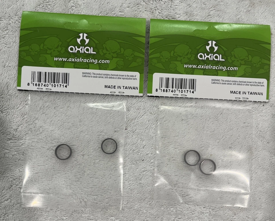 Anillo de retención de eje de transmisión Axial AX30786 WB8 para RC Wraith 1/10 lote de 2 (4 piezas) NUEVO Foto 3 de 3