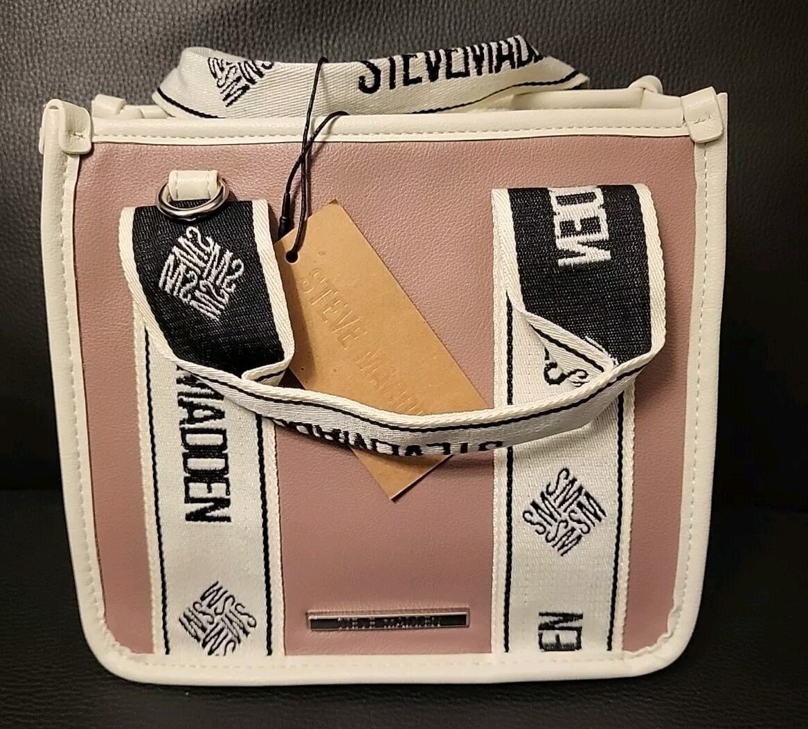 New Steve Madden Light Purple Bwebber Logo Crossbody Bag  display picture 1