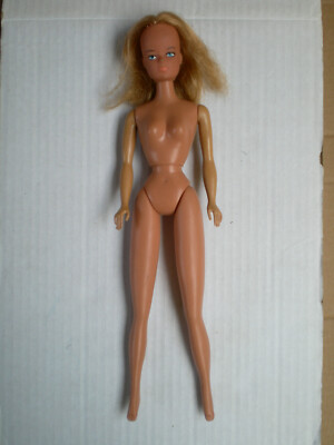 Vintage Clone Fashion 11'' Puppe blond französischer Akt Model Mod 70er