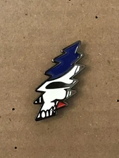 Grateful Dead Steal Your Face Lightning Bolt. Lapel Pin. Hat Pin. High Quality!
