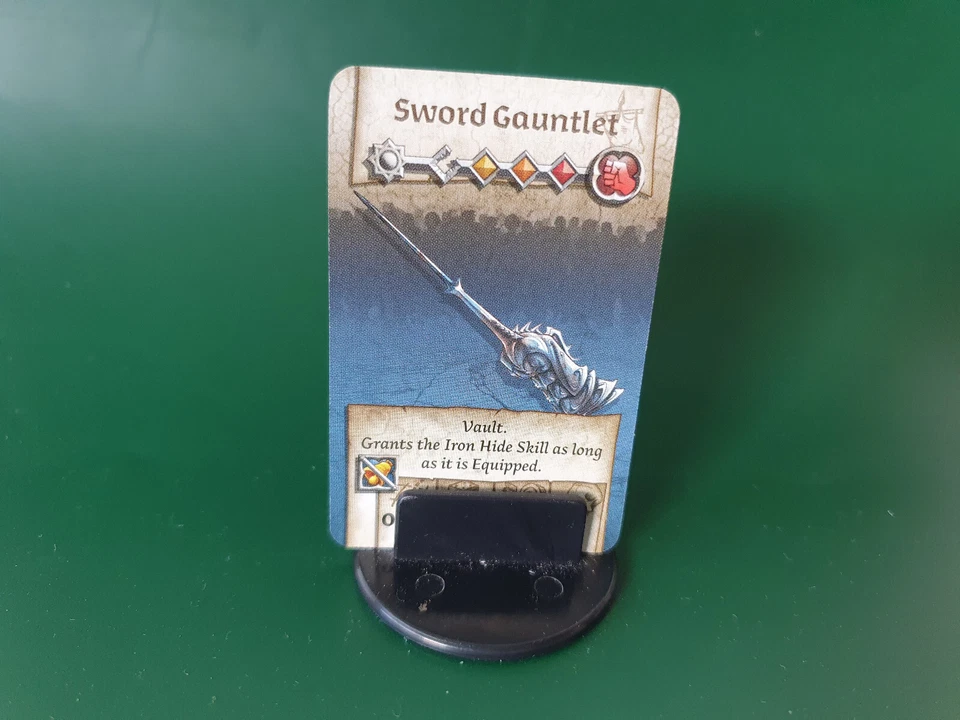 CMON Zombicide Green Horde / Black Plague KS Exclusive Card SWORD GAUNTLET