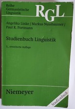 Linke / Nussbaumer / Portmann: "Studienbuch Linguistik"