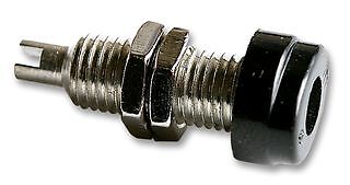 SOCKET, 4MM, BLACK, KLEPS 2, Banana Test Connectors, Qty.5 | 9301751001 - Picture 2 of 2