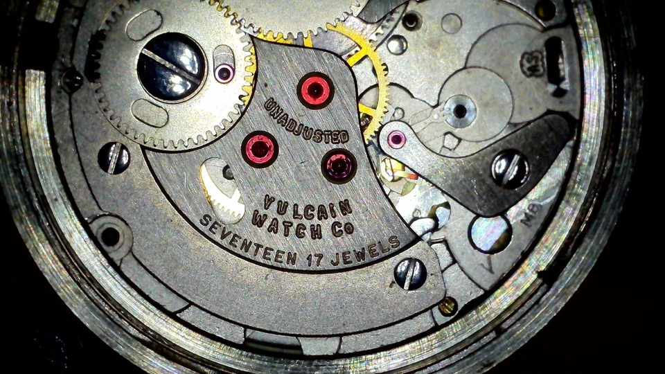 Vintage Vulcain Mechanical Watch Movement and Dial AS 1914- For parts and repair - Image 3 of 4