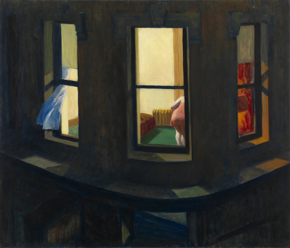 Edward Hopper: Night Windows 22x30 Archival Quality Fine Art Print