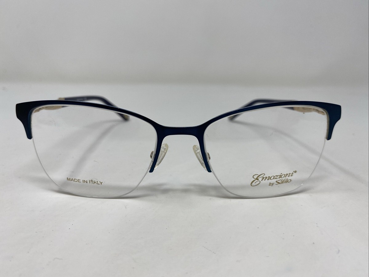 Safilo Emozioni Italy EM 4396 KY2 53-18-135 Navy/Gold  display picture 3