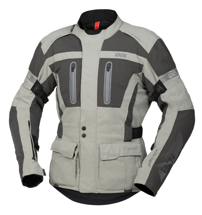 IXS Pacora-St TG 2XL Uomo Giacca Moto Giacca Tessuto Hellgrau