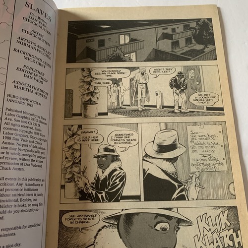 HERO SANDWICH 1988 Jan Issue #4 Comic Book UNREAD-BEAUTY NM ❤️ - Picture 3 of 5