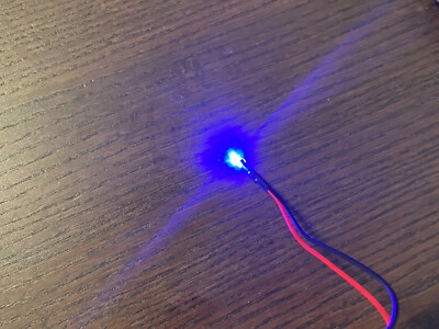 5 Luci LED Cablate 10mm Bianche Per Marantz Sansui Pioneer - 6v-12v 8v AC/DC