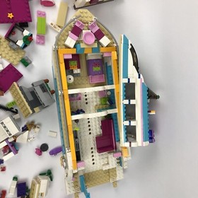 Lot of Lego Friends 41106 Pop Star Tour Bus Boat House Assorted Figures ++ LOOK