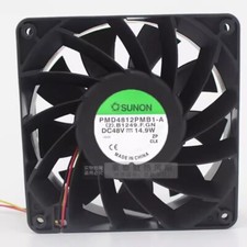 SUNON PMD4812PMB1-A 12038 DC48V 14.9W 3-Wire Silent Cooling Fan