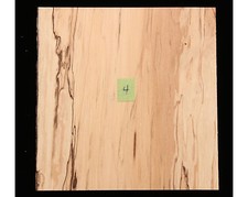 Guitar Rosette Blank, Spalted Maple 5 3/8" square 4