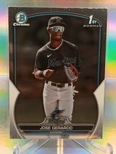 2023 Bowman Chrome Jose Gerardo 1st #BCP-195 Marlins