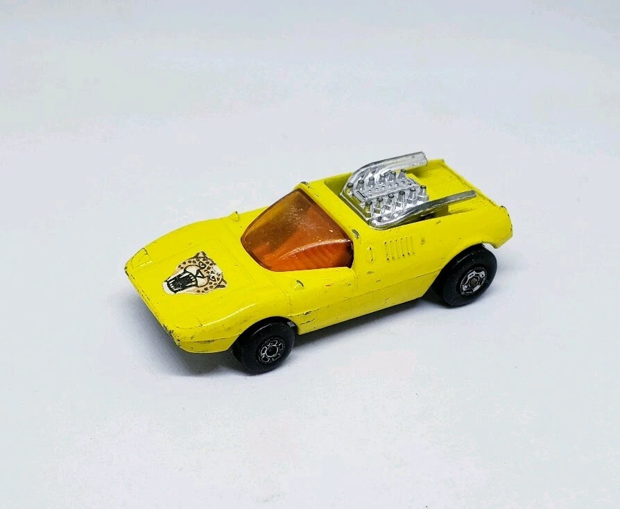Matchbox Lesney Vintage 1971 Hot Rod No. 1 Yellow Made in England LOOSE