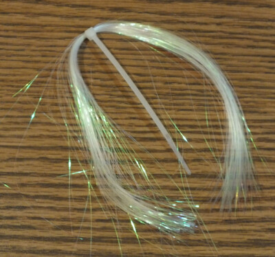 Pearl Tinsel Strands Fine .3 mm Crystal Flash bundles For Fly Tying MAT093