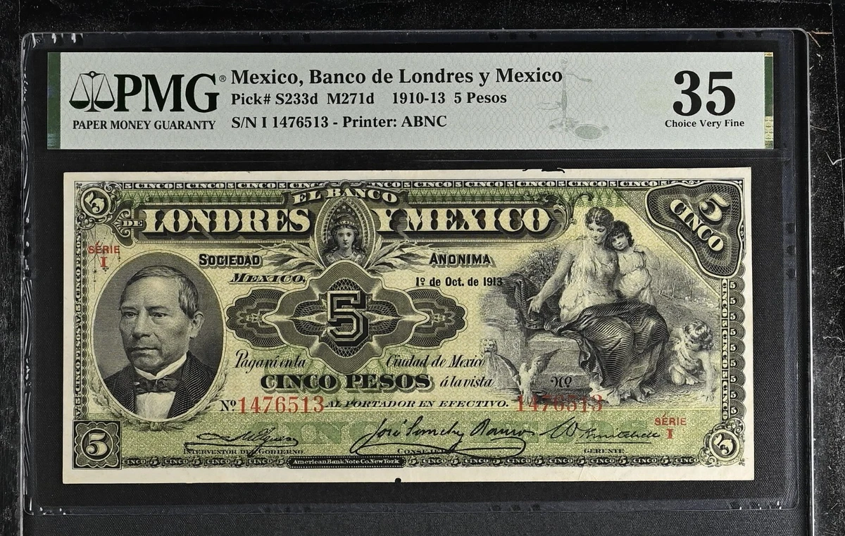 1910 Year Mexican Paper Money for sale | eBay