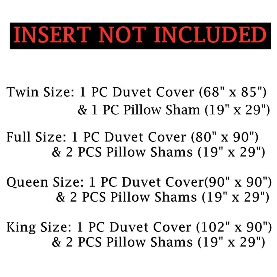 His Her Side Duvet Cover Set Pillowcase Queen/King Size Bedding Lover Couple 3D - Image 3 of 4