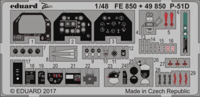 MW22 EDUARD FE850 P-51D  1/48 ZOOM SET for MENG