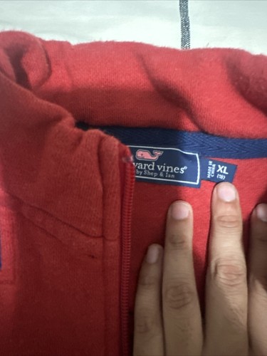 vineyard vines quarter zip xl 18 (see Description) - Picture 2 of 4