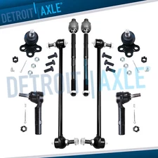 Front Tie Rod + Sway Bar + Ball Joint for 07-15 Enclave Acadia Traverse Outlook