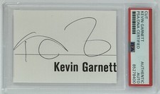 SIGNED Kevin Garnett Cut Signature PSA DNA COA AUTOGRAPH Boston Celtics HOF