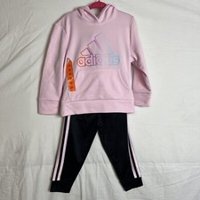 Adidas Kids 2 Piece Hooded Track Suit Size 2T NEW