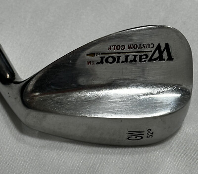 Warrior Custom Golf 52* Gap Wedge GW Steel Shaft RH - 36  Length