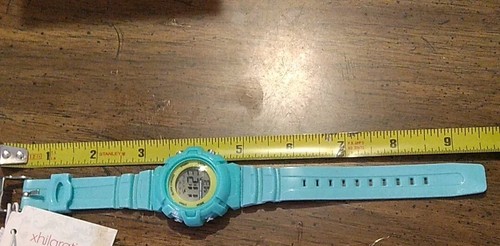 Xhilaration Mint Green Digital Wristwatch w/ Adjustable Silicone Band Y2k Sport - Picture 3 of 4