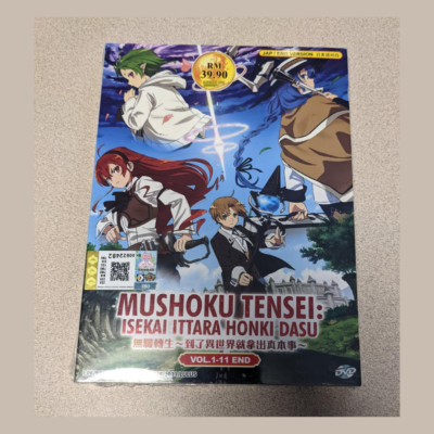 DVD Anime Mushoku Tensei : Isekai Ittara Honki Dasu Vo 1-11 End Jap/Eng Version