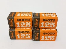 B-W 35mm negative FOTO-125 film 36 shots 4 pcs Svema expired lomography