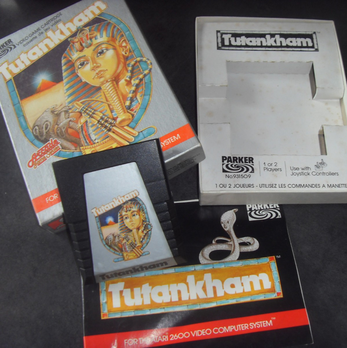 Tutankham en boite Atari 2600 VCS pal Parker Brothers