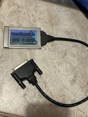 MICROSOLUTIONS BACKPACK PC CARD MODEL 836 PCMCIA PARALLEL