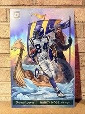 Randy Moss Poster Print 11x17 Panini Donruss Downtown Card Minnesota Vikings 
