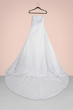 Linea Raffaelli Ginza collection Wedding Dress with Train–Elegant A-Line SIZE 10
