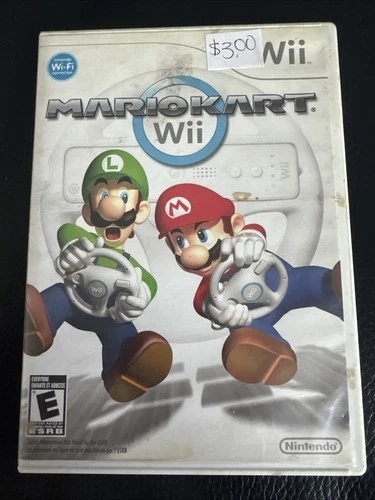 Nintendo Mario Kart Wii - Manual, Multiplayer, Online, Racing Game (2008)